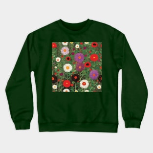 Colorful Flowers in a Garden Crewneck Sweatshirt